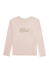 CHLOÉ PRINTED COTTON T-SHIRT,C15B35 45F.K