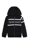 GIVENCHY COTTON FULL-ZIP HOODIE,11442543