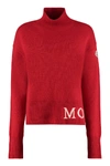 MONCLER TURTLENECK KNITTED PULLOVER,11442535