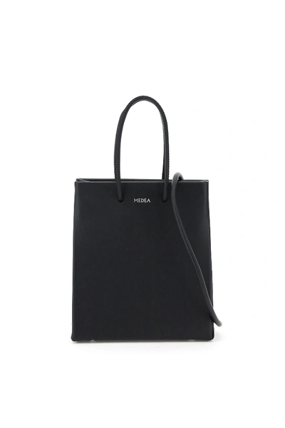 Medea Prima Short Crossbody Bag In Black