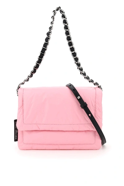Marc Jacobs Pillow Leather Shoulder Bag In Pink,black