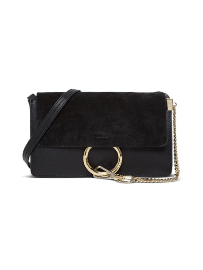 Chloé Small Faye Shoulder Bag In Black