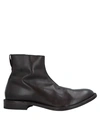 MOMA MOMA MAN ANKLE BOOTS DARK BROWN SIZE 13 CALFSKIN,11922684JH 13