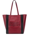 ALEXANDER MCQUEEN SIGNATURE DEBOSSED LOGO TOTE BAG