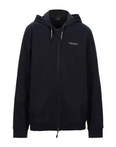 Armani Exchange Sweatshirts In Dark Blue