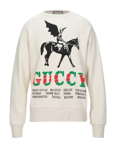 Gucci Sweatshirt In Ivory