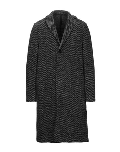 Harris Wharf London Coats In Black