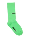 Dsquared2 Short Socks In Acid Green