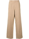 KENT & CURWEN WIDE-LEG TAILORED TROUSERS