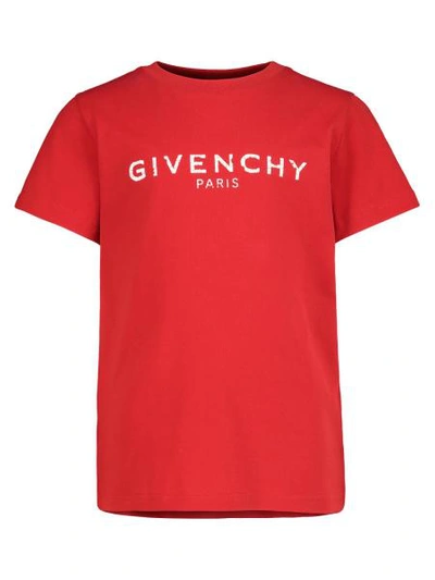 Givenchy Kids T-shirt For Boys In Red