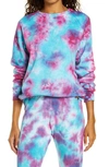 AVIATOR NATION TIE DYE CREWNECK SWEATSHIRT,SWHDY