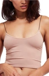 Free People X Revolve Ribbed V Neck Brami Tank In Neutral