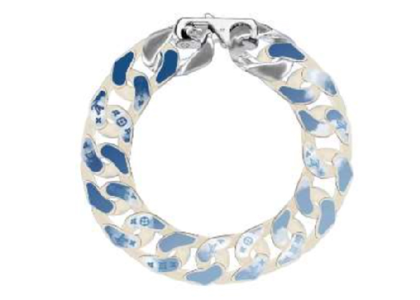 Pre-Owned Louis Vuitton Chain Bracelet Cloud Blue | ModeSens