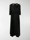 JIL SANDER NIAZ BAND COLLAR SHIFT DRESS,15572221