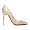 CHRISTIAN LOUBOUTIN PINK FLAME PIGALLE FOLIES 100 HEELS