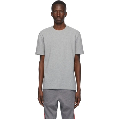 Thom Browne Light Grey Classic Pique Rib Side Insert 4-bar T-shirt