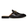 Gucci Princetown Horsebit-detailed Leather Slippers In 1000 Nero