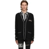 AMIRI BLACK 'LOVING YOU' CARDIGAN