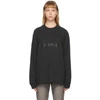 ESSENTIALS ESSENTIALS BLACK LOGO LONG SLEEVE T-SHIRT