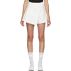 SHUSHU-TONG SSENSE EXCLUSIVE WHITE PLEATS SHORTS