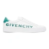 GIVENCHY WHITE & GREEN URBAN KNOTS SNEAKER