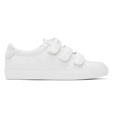Givenchy White Velcro Urban Knots Trainers