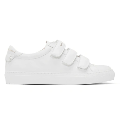 Givenchy White Velcro Urban Knots Sneakers