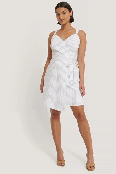 Trendyol Striped Mini Dress - White