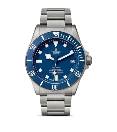 Tudor Pelagos Titanium Watch 42mm In Blue