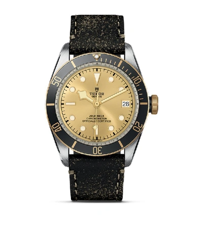 Tudor Black Bay Steel Watch 41mm In Gold