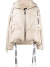 Khrisjoy Khris Puffer Jacket In Neutrals