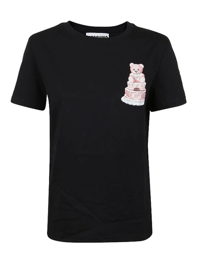 Moschino Black Teddy Cake Icon T-shirt