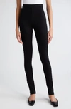 Totême Side Zip Leggings In Black