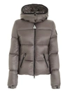 MONCLER FOURMI GREY DOWN JACKET FEATURING HOOD