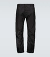 Prada Technical Nylon Pants In Black