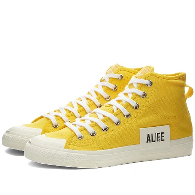 Adidas Consortium X Alife Nizza Hi In Yellow