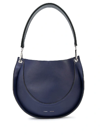 Proenza Schouler Arch Small Leather Shoulder Bag In Blue