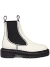 PROENZA SCHOULER TWO-TONED CHELSEA BOOTS