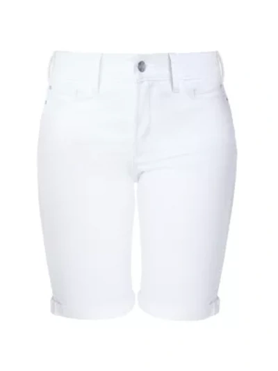 Nydj Mcfo2258 Briella Roll Cuff Shorts White