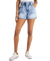 ALMOST FAMOUS YNQ DENIM CUFFED PAPERBAG SHORTS
