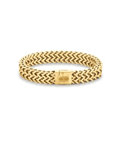 Tommy Hilfiger Men's Braided Gold-tone Bracelet