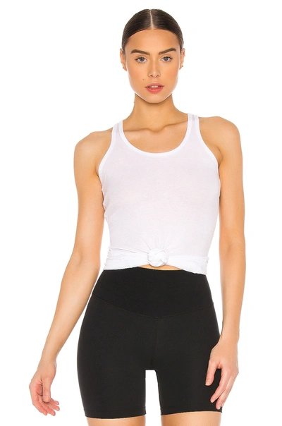 Splits59 Ashby Rib Racerback Tank In White