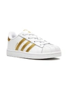 ADIDAS ORIGINALS SUPERSTAR I "WHITE/METALLIC GOLD" SNEAKERS