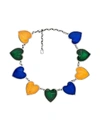 GUCCI ENAMEL HEART NECKLACE