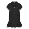 Polo Ralph Lauren Kids' Cotton Mesh Polo Dress In Aruba Pink/c6315