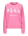 Msgm Sweatshirts In Pink