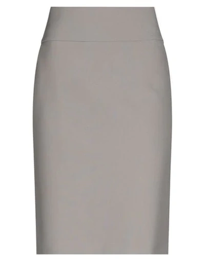 Peserico Midi Skirts In Grey