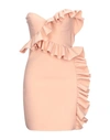Msgm Short Dresses In Pale Pink