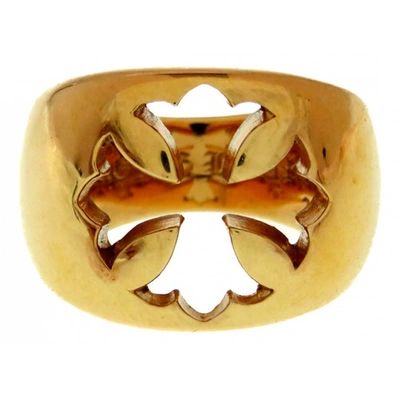 Pre-owned Chrome Hearts Yellow Gold Ring