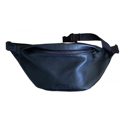 Pre-Owned Louis Vuitton Bum Bag / Sac Ceinture Black Leather Bag | ModeSens